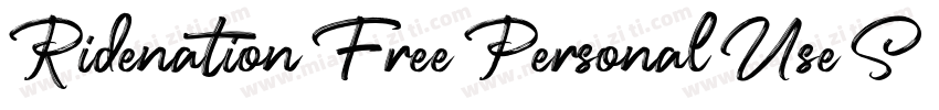 Ridenation Free Personal Use Scrip字体转换